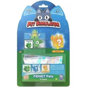 🫟NWT Pet Simulator Fidget Pets From Roblox 4-Pack Blind Bag Series 1
